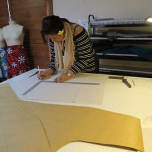 Rasella in the pattern making course Rasella in the pattern making course