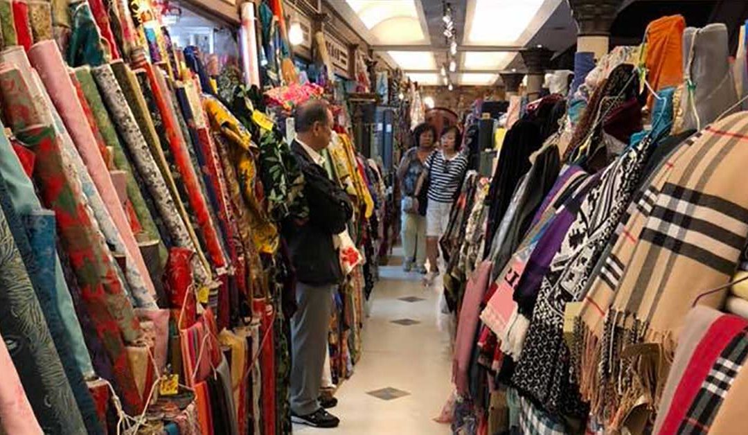 Fabric shopping trip to Hong Kong