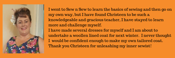 Ali -review of Sew n Sew Sewing school