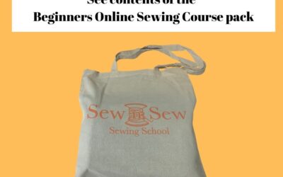 Beginners Online sewing course pack