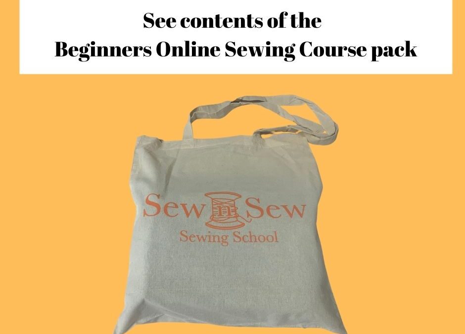 Beginners online sewing course