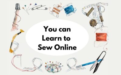 You can Learn to sew online