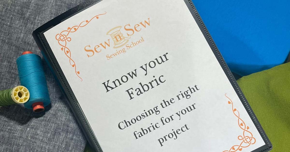 Know your fabric page photo how to choose your fabric Helping you choosing the right fabric for your sewing project