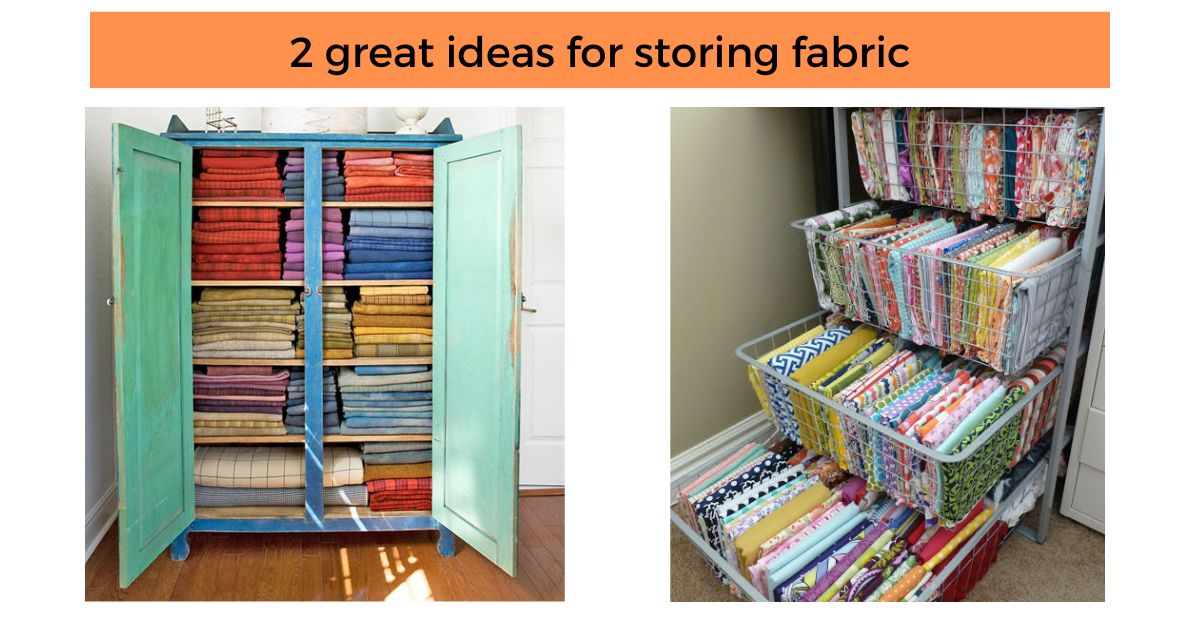 Fabric storage Ideas
