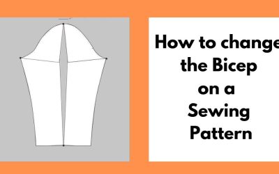Changing the Bicep on the Sewing Pattern