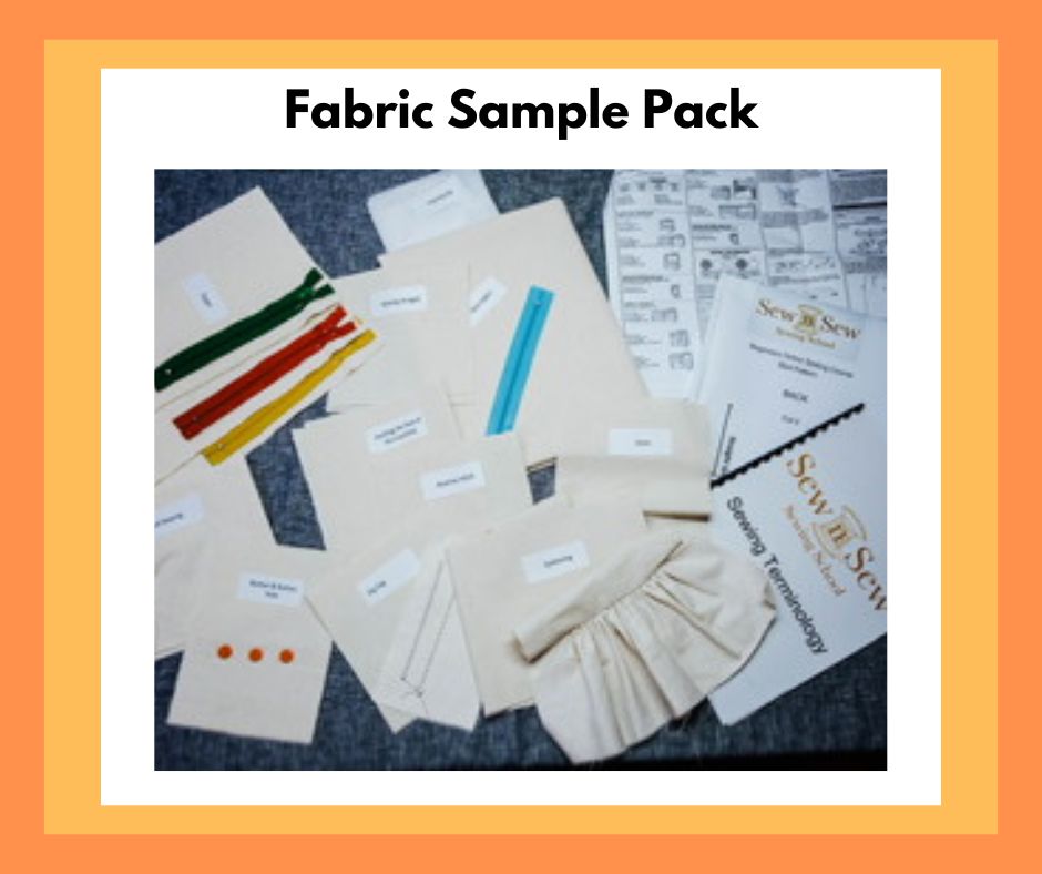 Fabric sample pack Beginners Online Sewing Course