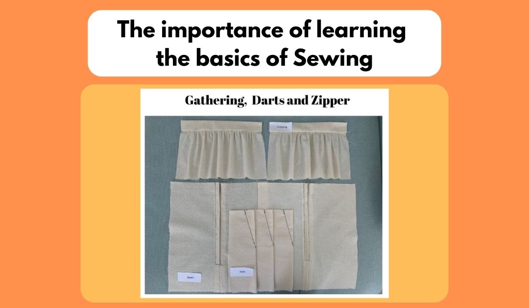 Learning the basics of sewing